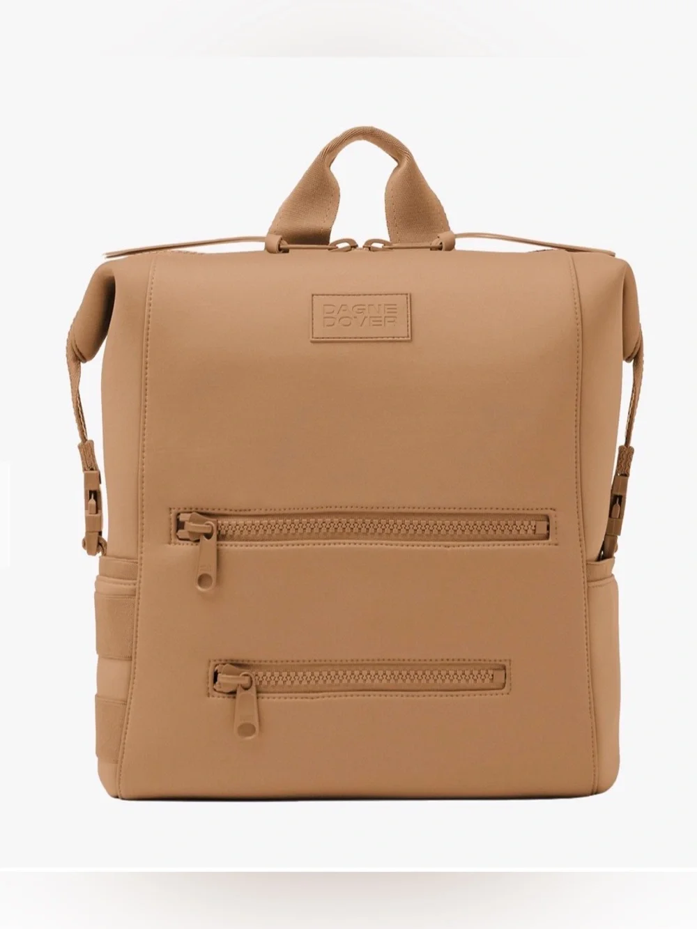 Dagne Dover Indi Neoprene Diaper Backpack Large Camel Brown